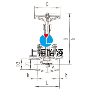 DJ61F低温截止阀图纸 DJ61F低温截止阀图纸